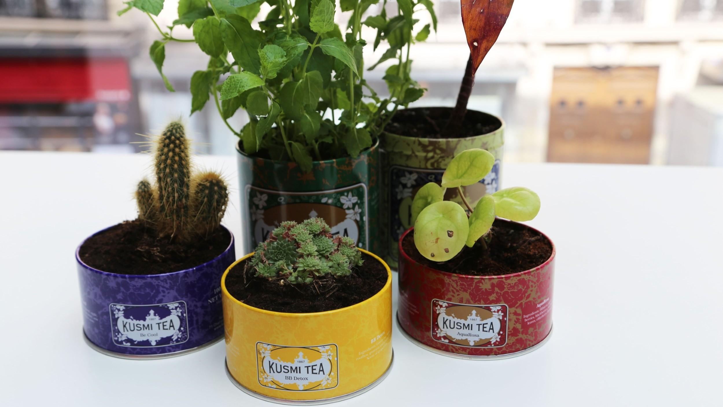 Recyklace je legrace aneb druhý život kovových dóz Kusmi Tea 